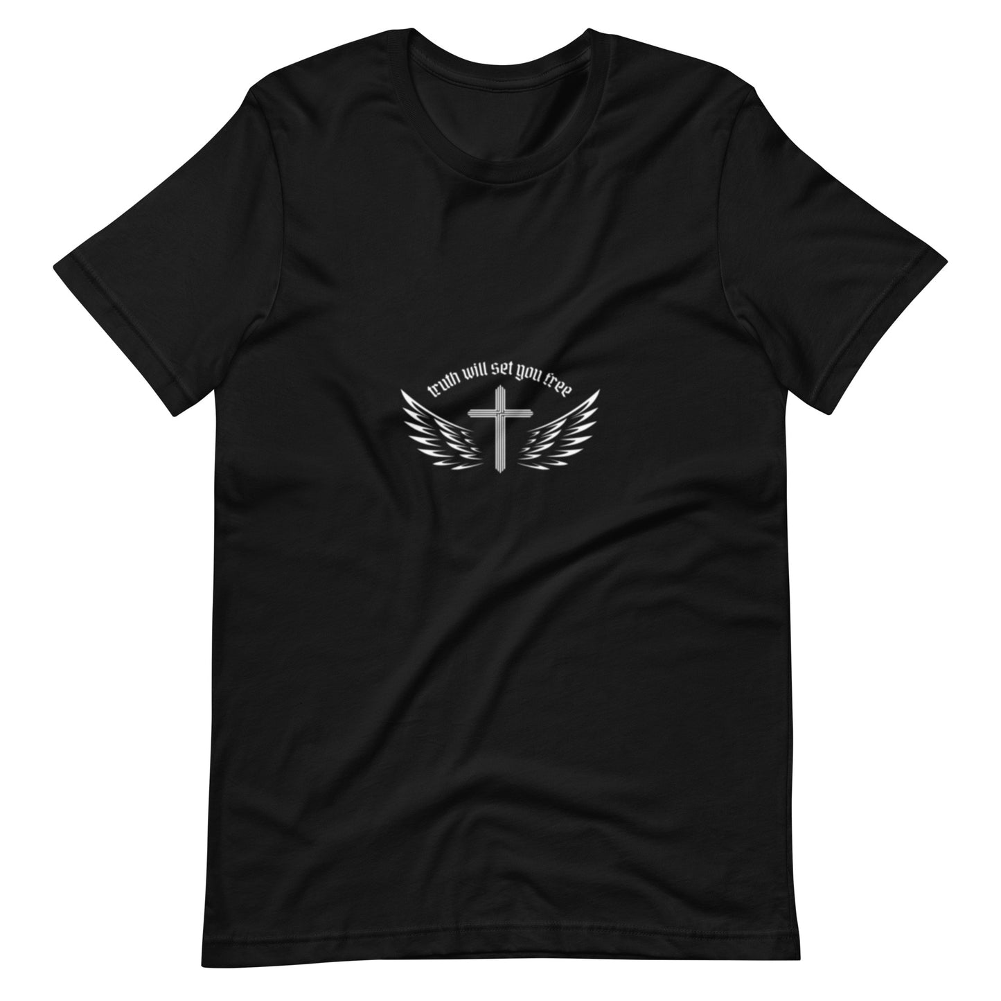 Cross with Two Wings T-Shirt | Inspirational Unisex Tee
