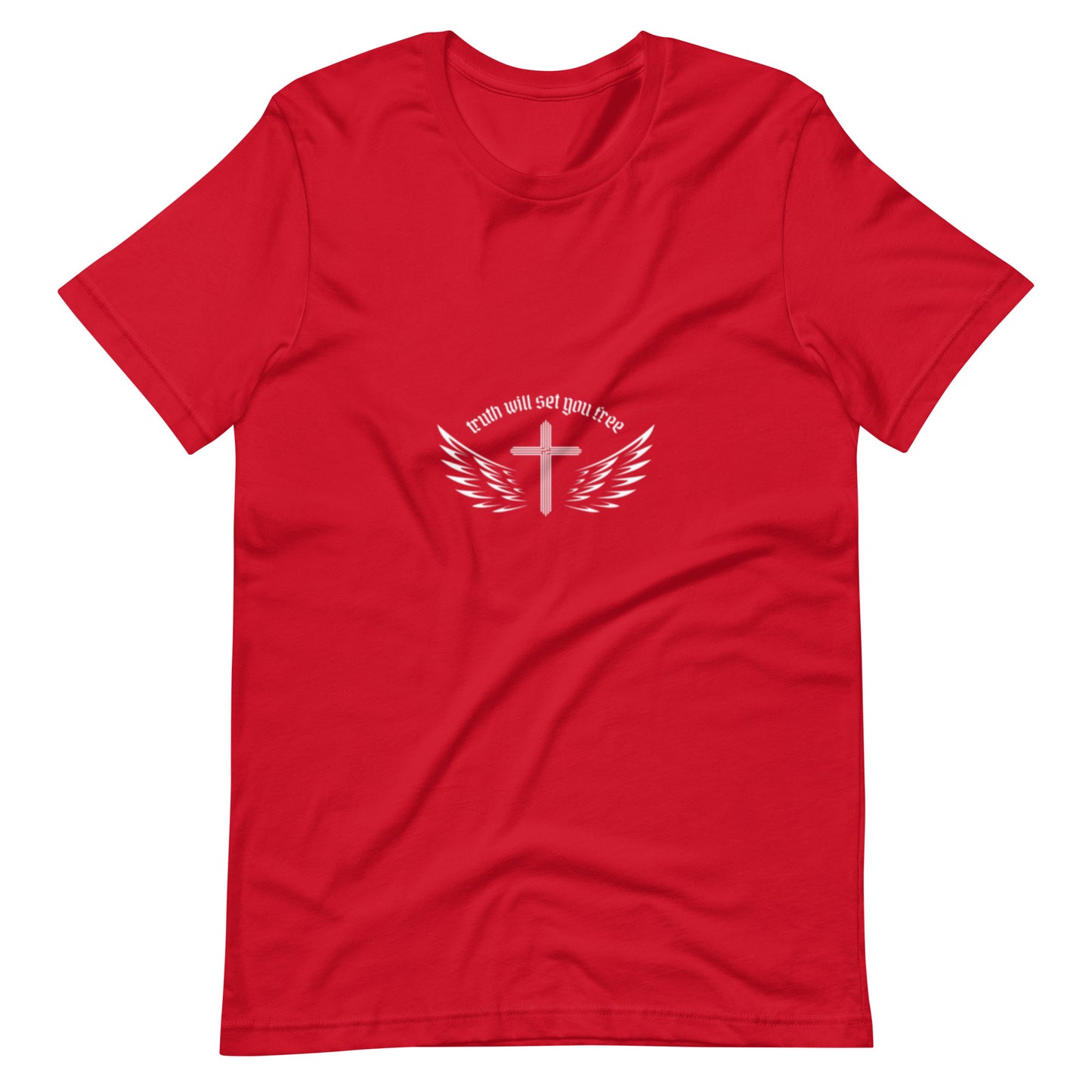 Cross with Two Wings T-Shirt | Inspirational Unisex Tee