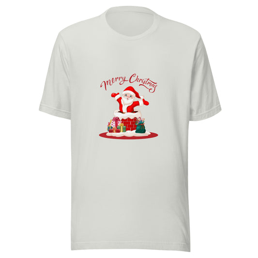 Merry Christmas with Santa Claus Unisex T-Shirt